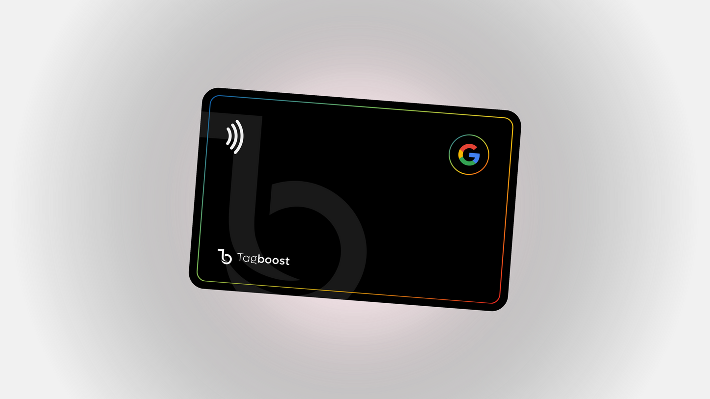 Cartão de avaliação Google